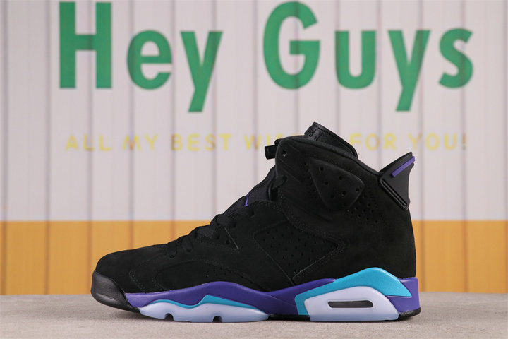 Nike Homme Chaussures Air Jordan 6 Tinkern Noir Violet